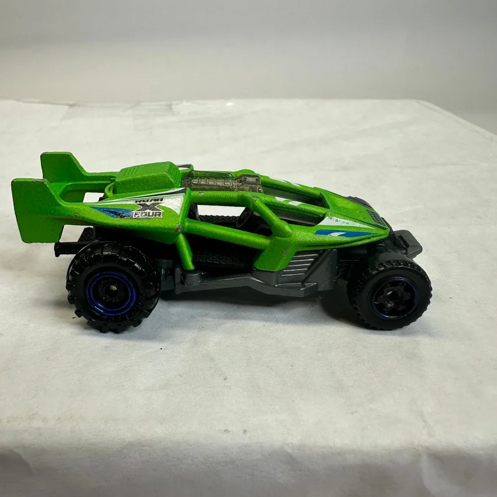 Green Roar by Four Buggy Toy Car‎ Diecast Mattel 2014